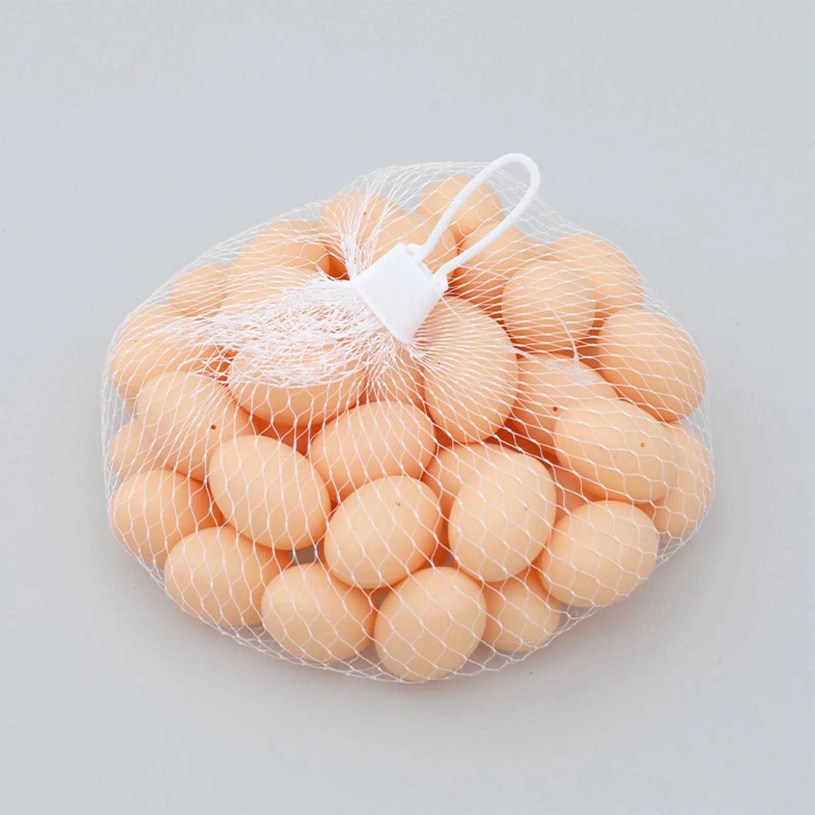 50Pcs Plastic Eggs Chicken House Small Fake Eggs Farm Animal Supplies Cages Accessories Guide Chicken Nest Egg Painting