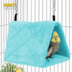 Winter Pet Bird Parrot Cages Warm Plush Hammock Hut Tent Bed Hanging Cave for Sleeping and Hatching Bird Accessories - Image 2