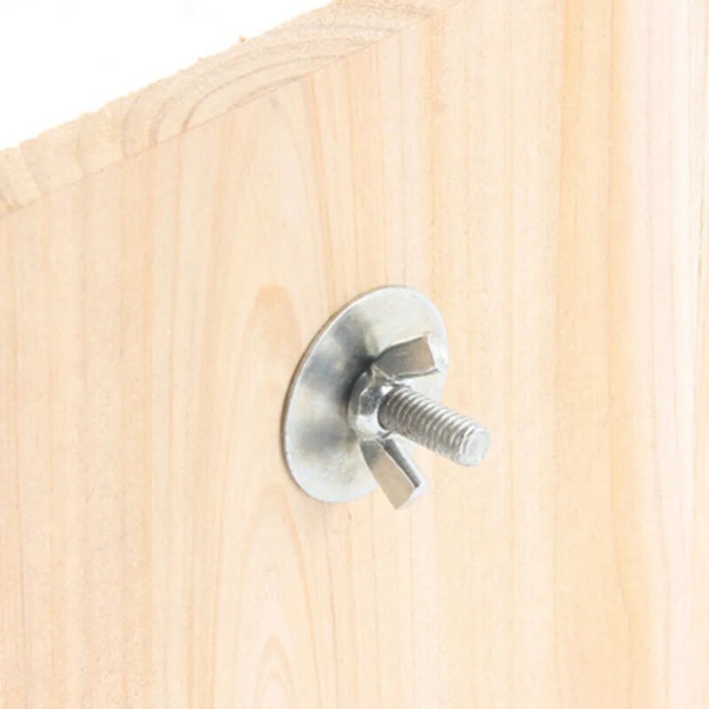 Wood Square Stand Platform Cage Board Hamster Chinchilla Pet Springboard Hamster Branch Perches for Bird Cage Toys