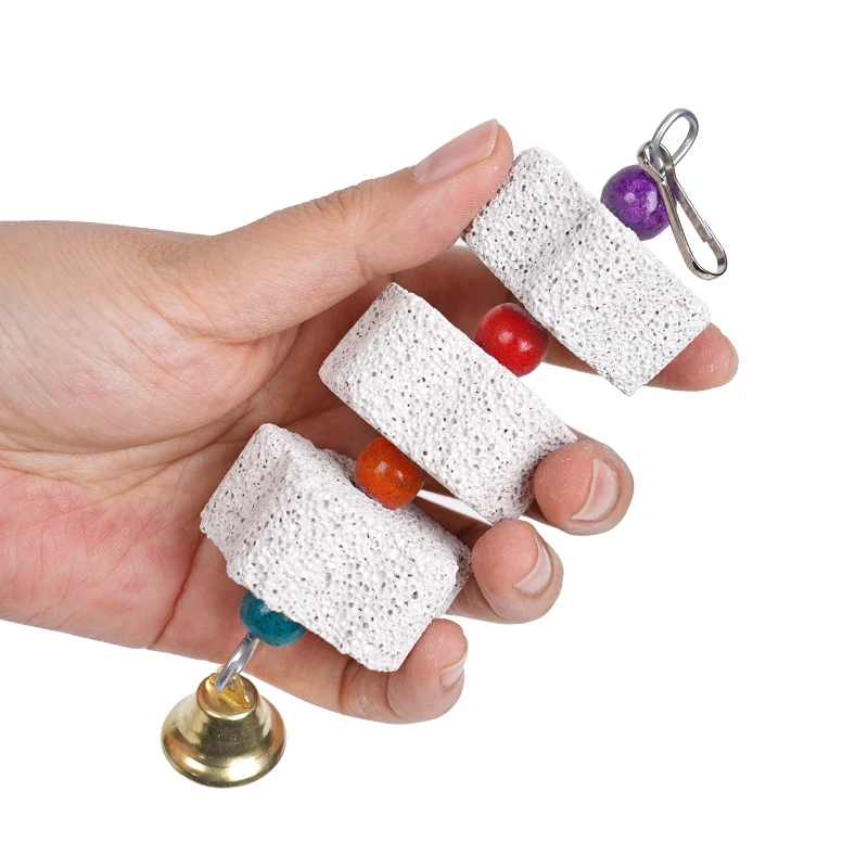 Bird Chewing Toy Parrot Beak Grinding Calcium Stone with Bells Bird Cage Accessories Cage Toys for Rat Hamster Chinchilla Rabbit Bird Chewing Toy Parrot Beak Grinding Calcium Stone with Bells Bird Cage Accessories Cage Toys for Rat Hamster Chinchilla Rabbit