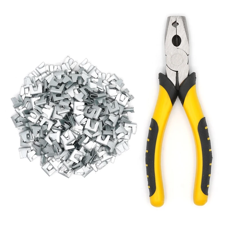 Pet Cage Installation Repair Clamp Chicken Quail Bird Rabbit Clamp Pliers Nail Cage Buckle Clips Plier Nail 300 Nails 1 Plier Pet Cage Installation Repair Clamp Chicken Quail Bird Rabbit Clamp Pliers Nail Cage Buckle Clips Plier Nail 300 Nails 1 Plier