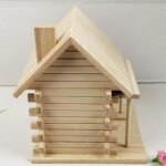 Bird Cage Accessories Birdhouses For Outside Wooden Bird House Nesting Box Hanging Bird Nests Home Garden Decoration - Image 3