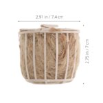 Bird Nest Toy Bird Cage Canary Hatching Breeding Bowl Parrot Hideaway Shelter for Budgie Finches Parakeet Conures Cockatiel - Image 2
