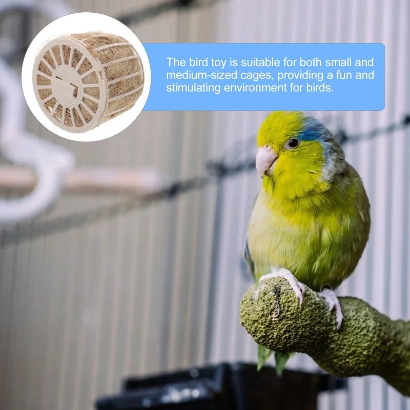 Bird Nest Toy Bird Cage Canary Hatching Breeding Bowl Parrot Hideaway Shelter for Budgie Finches Parakeet Conures Cockatiel