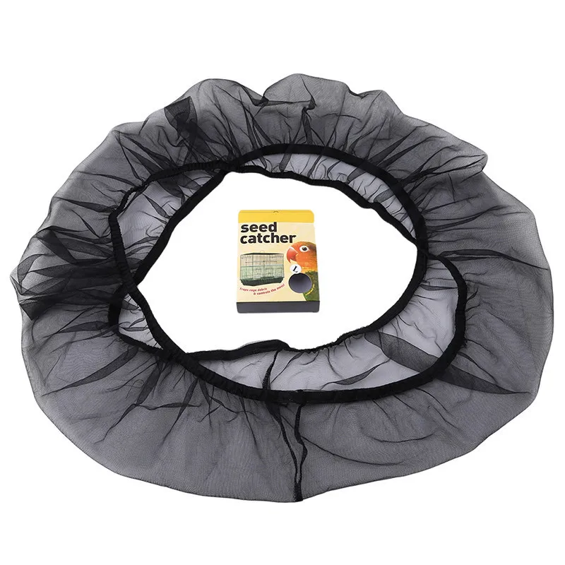 Receptor Seed Guard Nylon Mesh Bird Parrot Cover Soft Easy Cleaning Nylon Airy Fabric Mesh Bird Cage Cover Seed Catcher Guard Receptor Seed Guard Nylon Mesh Bird Parrot Cover Soft Easy Cleaning Nylon Airy Fabric Mesh Bird Cage Cover Seed Catcher Guard