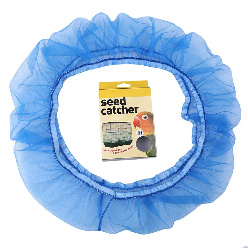 Receptor Seed Guard Nylon Mesh Bird Parrot Cover Soft Easy Cleaning Nylon Airy Fabric Mesh Bird Cage Cover Seed Catcher Guard Receptor Seed Guard Nylon Mesh Bird Parrot Cover Soft Easy Cleaning Nylon Airy Fabric Mesh Bird Cage Cover Seed Catcher Guard