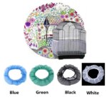 Receptor Seed Guard Nylon Mesh Bird Parrot Cover Soft Easy Cleaning Nylon Airy Fabric Mesh Bird Cage Cover Seed Catcher Guard - Image 3