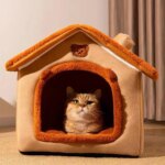 Thickened Pet Warm House Cat And Dog House Winter Warm Universal For All Seasons Detachable And Washable Cute New Comfortable - Image 5