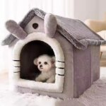 Thickened Pet Warm House Cat And Dog House Winter Warm Universal For All Seasons Detachable And Washable Cute New Comfortable - Image 4