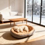 Winter Warm Small Dog Kennel Sleeping Puppy Cushion Cat Supplies  Accessories Washable Calming Sofa Cat Dog Pet Bed - Image 5