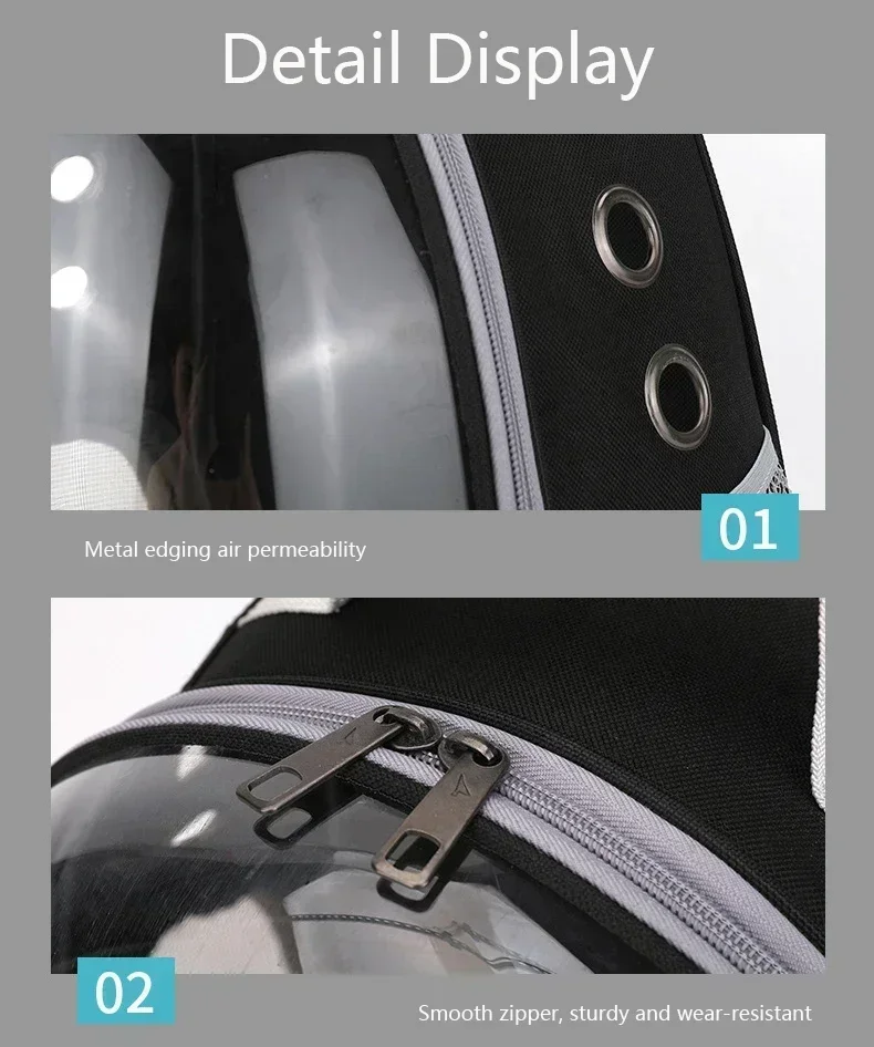 Pet Cat Carrying Bag Space Pet Backpacks Breathable Portable Transparent Backpack Puppy Dog Transport Carrier Space Capsule Bags Pet Cat Carrying Bag Space Pet Backpacks Breathable Portable Transparent Backpack Puppy Dog Transport Carrier Space Capsule Bags