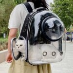 Pet Cat Carrying Bag Space Pet Backpacks Breathable Portable Transparent Backpack Puppy Dog Transport Carrier Space Capsule Bags - Image 2