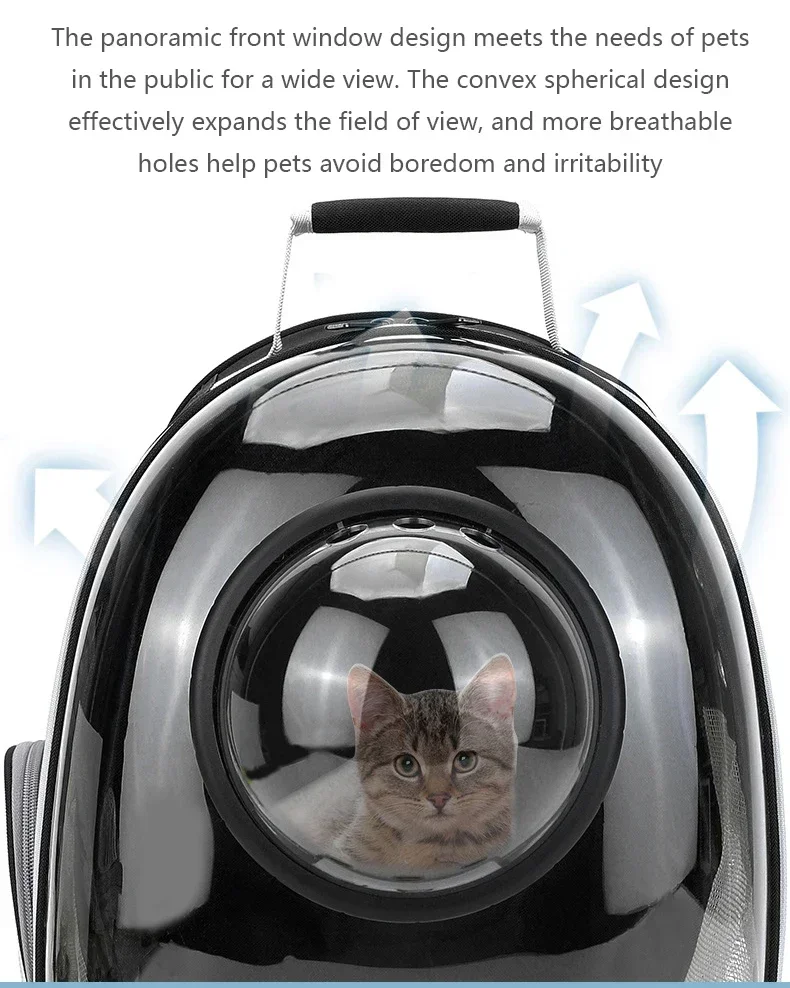 Pet Cat Carrying Bag Space Pet Backpacks Breathable Portable Transparent Backpack Puppy Dog Transport Carrier Space Capsule Bags Pet Cat Carrying Bag Space Pet Backpacks Breathable Portable Transparent Backpack Puppy Dog Transport Carrier Space Capsule Bags