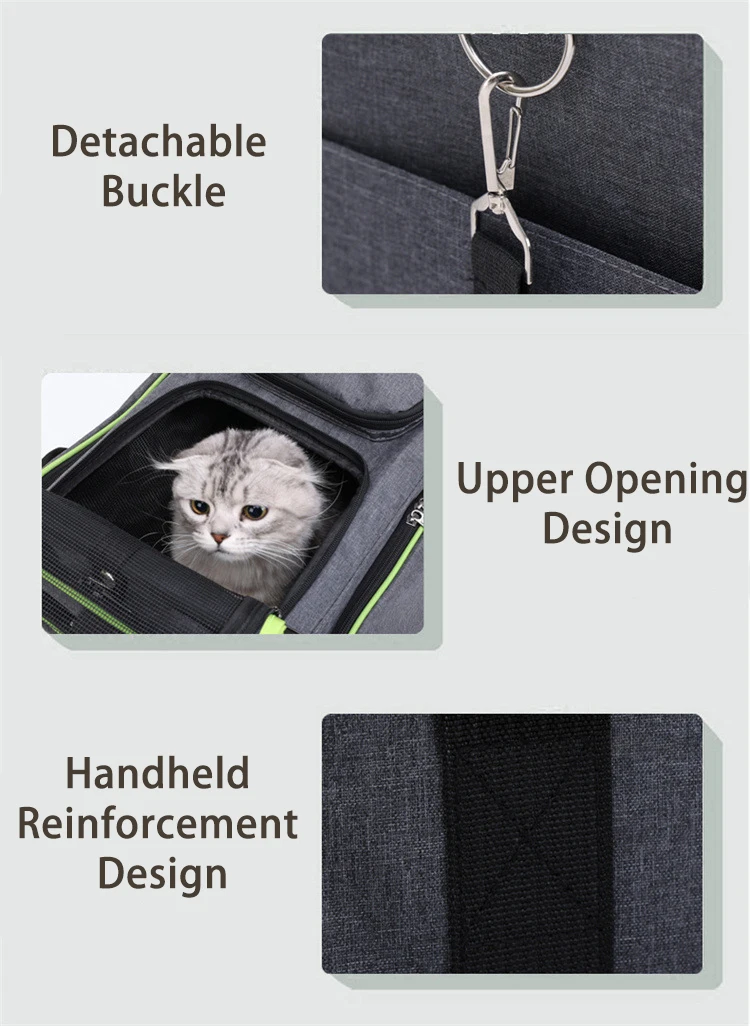 Cat Bag Foldable Large Capacity Cat Outdoor Car Expansion Portable Pet Handbag Breathable Diagonal Cross Bag for Cats and Dogs Cat Bag Foldable Large Capacity Cat Outdoor Car Expansion Portable Pet Handbag Breathable Diagonal Cross Bag for Cats and Dogs