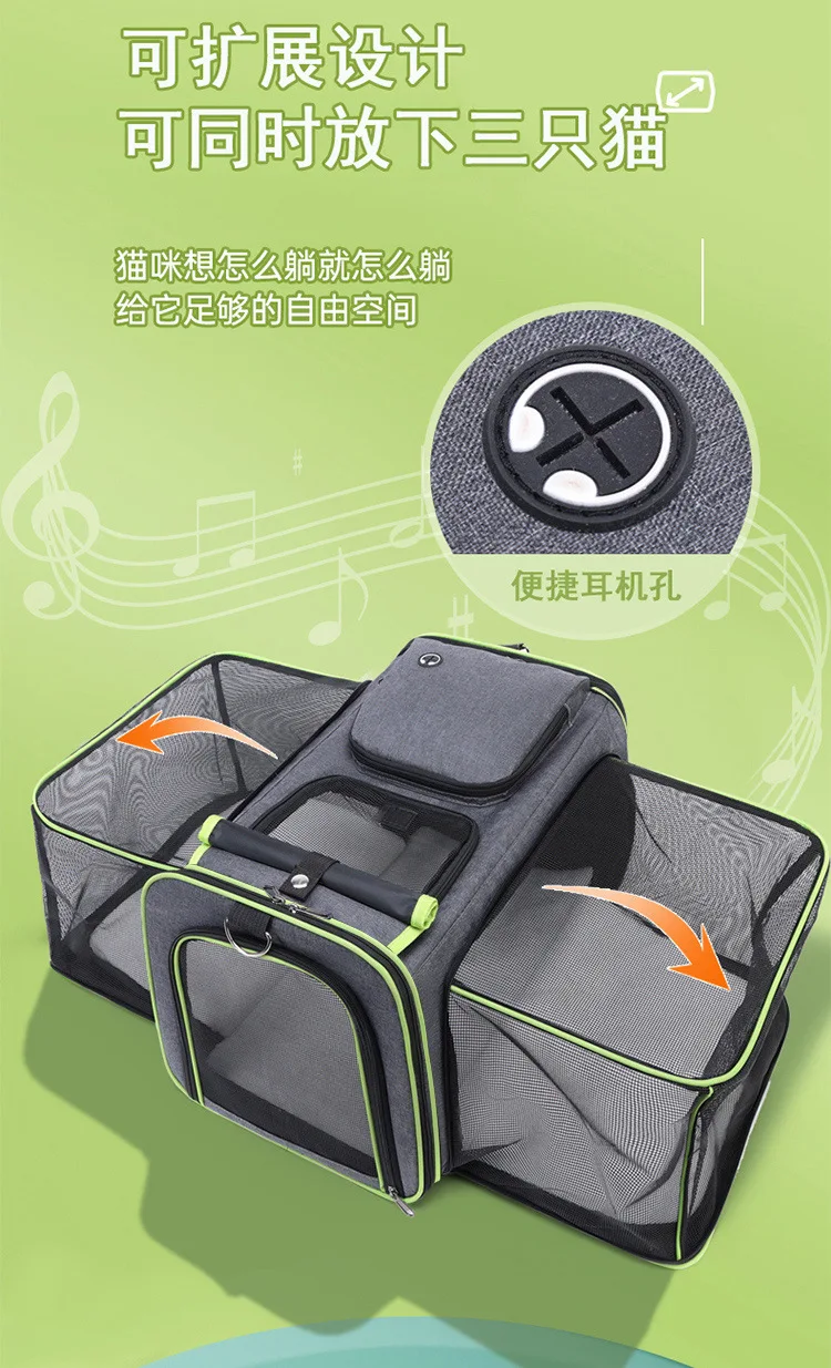 Cat Bag Foldable Large Capacity Cat Outdoor Car Expansion Portable Pet Handbag Breathable Diagonal Cross Bag for Cats and Dogs Cat Bag Foldable Large Capacity Cat Outdoor Car Expansion Portable Pet Handbag Breathable Diagonal Cross Bag for Cats and Dogs