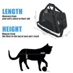 Cat Bags Soft-Sided Portable Dog Carrier Mesh Breathable Carrier Bags for Cats Dogs Comfort Foldable Handbag Pet Transport Bag - Image 4