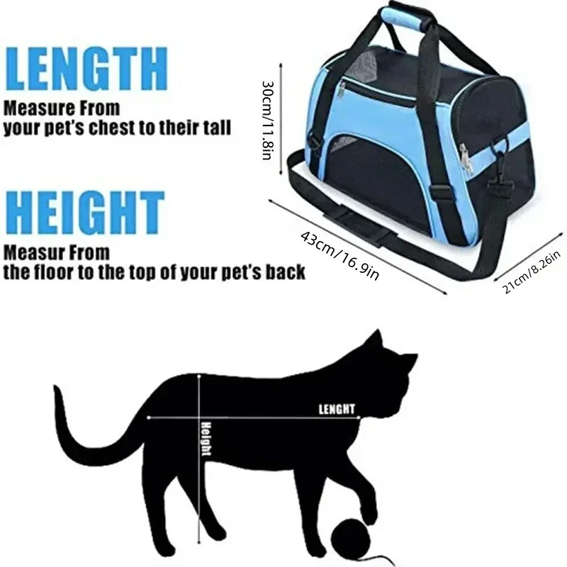 Pet Portable Foldable Four Sided Breathable Mesh Pet Bag Cat and Dog One Shoulder Travel Bag Crossbody Handbag Backpack Cat Bag Pet Portable Foldable Four Sided Breathable Mesh Pet Bag Cat and Dog One Shoulder Travel Bag Crossbody Handbag Backpack Cat Bag