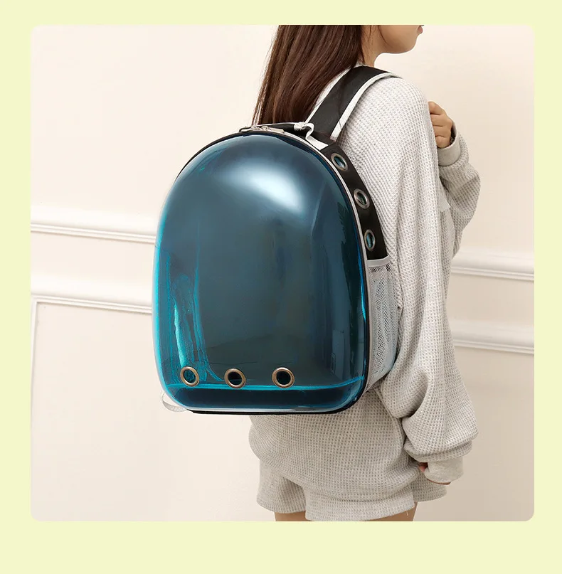 2025 New Space Capsule Transparent Cat Bag Breathable Shoulder Pet Bag Portable Cat Bag Pet Supplies Pet Backpack