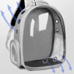 2025 New Space Capsule Transparent Cat Bag Breathable Shoulder Pet Bag Portable Cat Bag Pet Supplies Pet Backpack - Image 2
