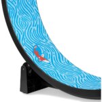 One Fast Cat Exercise Wheel, Gen. 7, 48" Diameter, Made in USA, Black Wheel with Black Felt Traction Pads for Safe Cat Fitness - Image 2