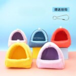 Cute Winter Warm Bird Cage Parrot Cotton Nest Budgie for Hammock Hut Tent Bed Hanging Cave Pet Products Bird Cage Accessories - Image 3