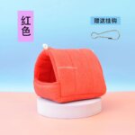 Cute Winter Warm Bird Cage Parrot Cotton Nest Budgie for Hammock Hut Tent Bed Hanging Cave Pet Products Bird Cage Accessories - Image 5