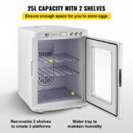 SucceBuy 25L Reptile Incubator Scientific Lab Automatic Incubator Egg Breeding Hatchery Work for Thermostats Snakes and Turtles - Image 4