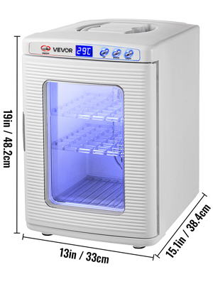 SucceBuy 25L Reptile Incubator Scientific Lab Automatic Incubator Egg Breeding Hatchery Work for Thermostats Snakes and Turtles