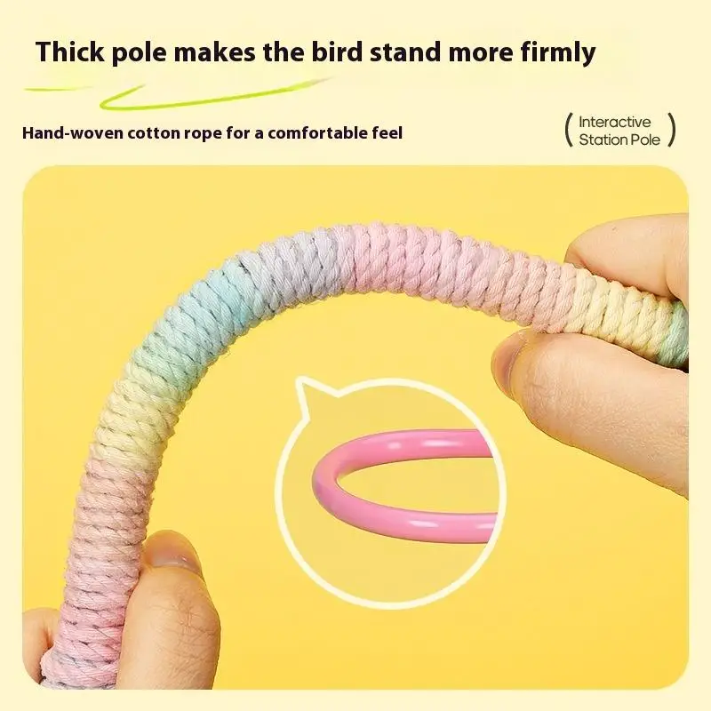 【E】Bird Perch Stand Bird Training Portable Tabletop Platform Parrot Lovebirds Indoor Budgies Bending Stand Cage Accessories 【E】Bird Perch Stand Bird Training Portable Tabletop Platform Parrot Lovebirds Indoor Budgies Bending Stand Cage Accessories