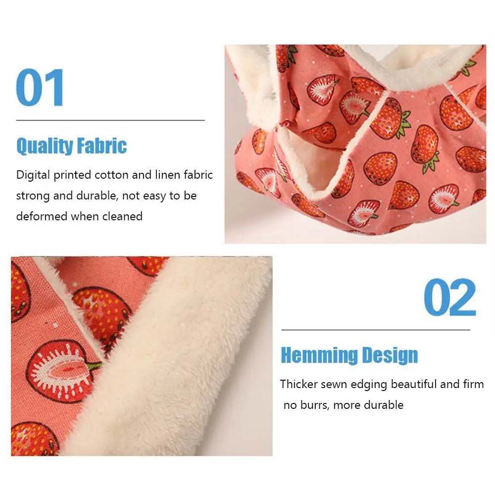 Warm Winter Plush For Small Animal Pet Cage Accessories Hamster House Rat Bed Guinea Pig Hideout Hanging Hammock Warm Winter Plush For Small Animal Pet Cage Accessories Hamster House Rat Bed Guinea Pig Hideout Hanging Hammock