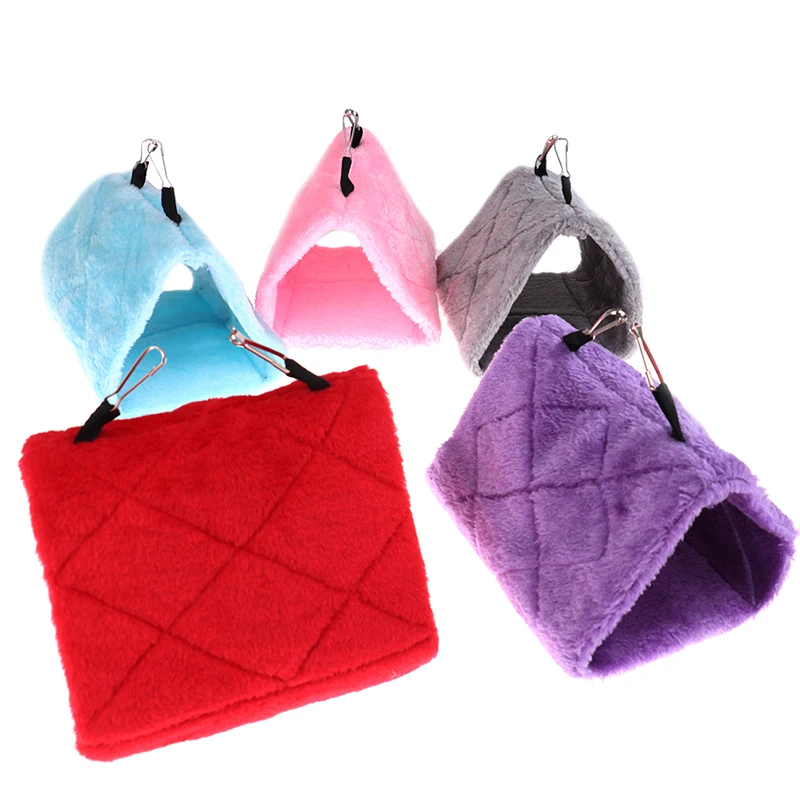 79917-6u5drx.jpg Pet Hamster Cage House Hanging Nest Parrot Parakeet Budgie Cockatiel Warm Bed Rat Hammock Bird Winter Toy Bird House Bird Nest - Image 1