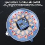 A8 Shape Automatic Egg Incubator For Cockatiel Parrot Quail Birds With Digital Temperature Control And Humidity Adjustment Smart - Image 2