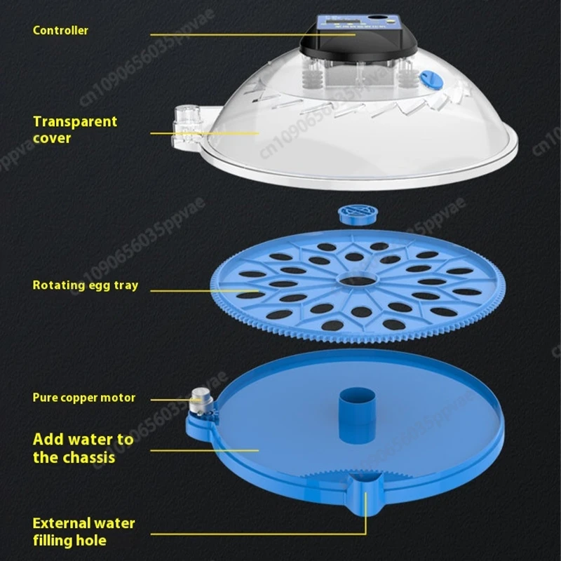 A8 Shape Automatic Egg Incubator For Cockatiel Parrot Quail Birds With Digital Temperature Control And Humidity Adjustment Smart A8 Shape Automatic Egg Incubator For Cockatiel Parrot Quail Birds With Digital Temperature Control And Humidity Adjustment Smart