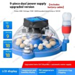 A8 Shape Automatic Egg Incubator For Cockatiel Parrot Quail Birds With Digital Temperature Control And Humidity Adjustment Smart - Image 6