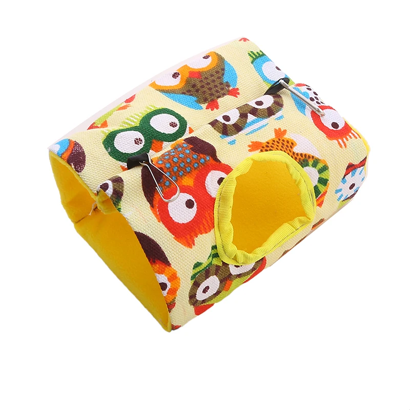 1pc Bird's Nest, Triangle Ventilated Warm Hammock For Peony, Gray Parrot, Bird Cage Pendant, Decorative Nest, Sleeping Habitat