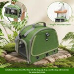 Portable Bird Travel Bag Oxford Cloth Bird Carrier Parrot Travel Cage with Tray and Clear Window Travel Bird Raising Supplies - Image 5
