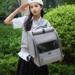 Portable Bird Carrier Bird Backpack Bag with Perch and Tray for Parrots Parakeets Cockatiels Pets Travel Large space Bird Cage - Image 4