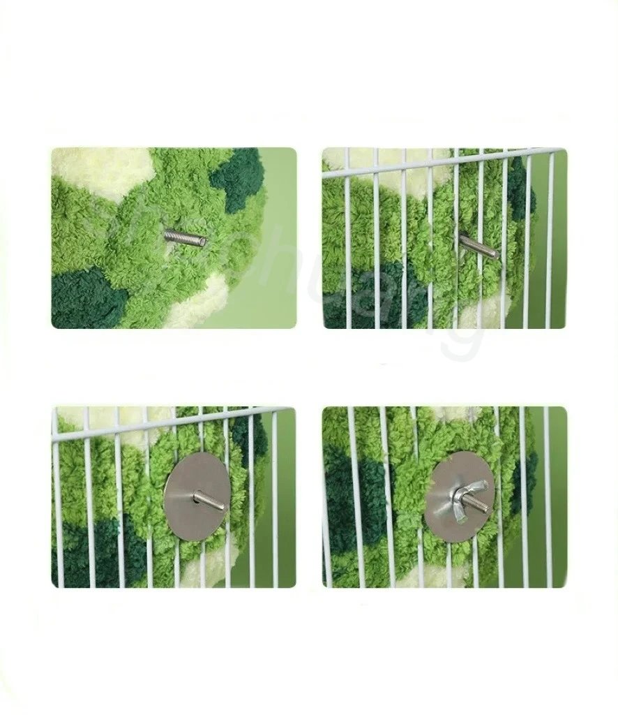 2025 Parrot Breeding Nest Versatile Winter Bird House Hanging Hammock Cage Accessories Breathable Warm Parrot Cage Nid Oiseaux