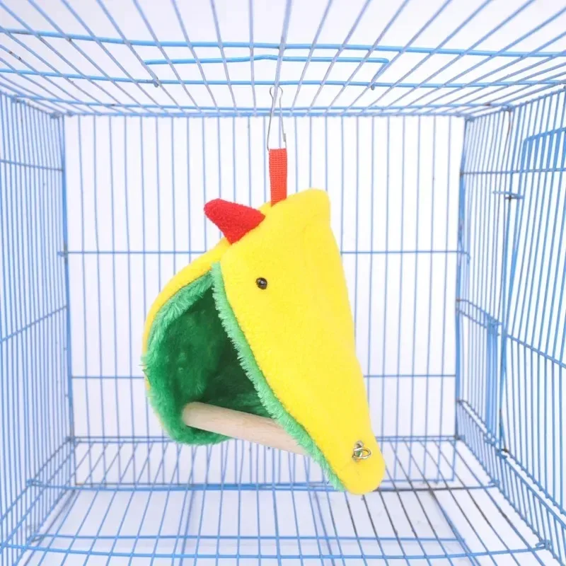 Warm Bird Shawl Nest Corner Parrot Blanket Pet Small Animal Hanging Tent Cage Decoration for Parakeet Lovebird Cockatiel