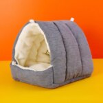 Parrot Cotton Nest Bird Cage Mini Hammock Cage Plush and Thickened Winter Bird Cotton Nest  Hut Tent Bed Hanging Cave Pet Items - Image 3