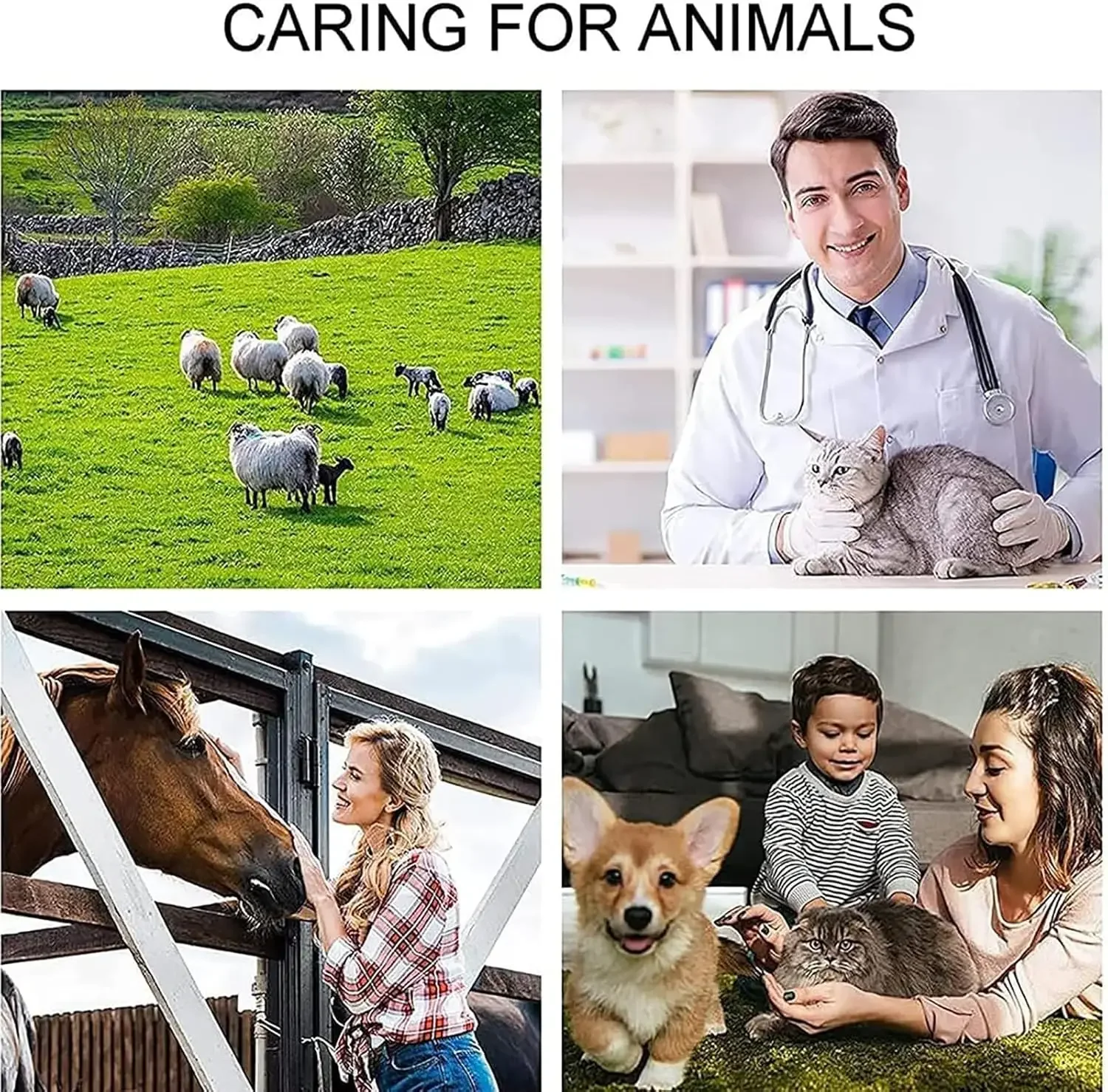 Smart Handheld Rechargeable Veterinary Pregnancy Detector, Battery powered, for Farm Livestock Cattle Sheep Swine