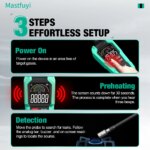 MASTFUYI FY8838 Professional Gas Leak Detector 0-9999PPM - Portable Combustible Gas Sniffer for Methane LNG Audio Visual Alarm - Image 4