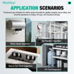 MASTFUYI FY8838 Professional Gas Leak Detector 0-9999PPM - Portable Combustible Gas Sniffer for Methane LNG Audio Visual Alarm - Image 5