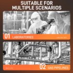 NOHAWK 4-in-1 Portable Gas Detector Combustible Natural Leak Alarm with Sound Screen Vibration for Home or Factory Safety - Image 6