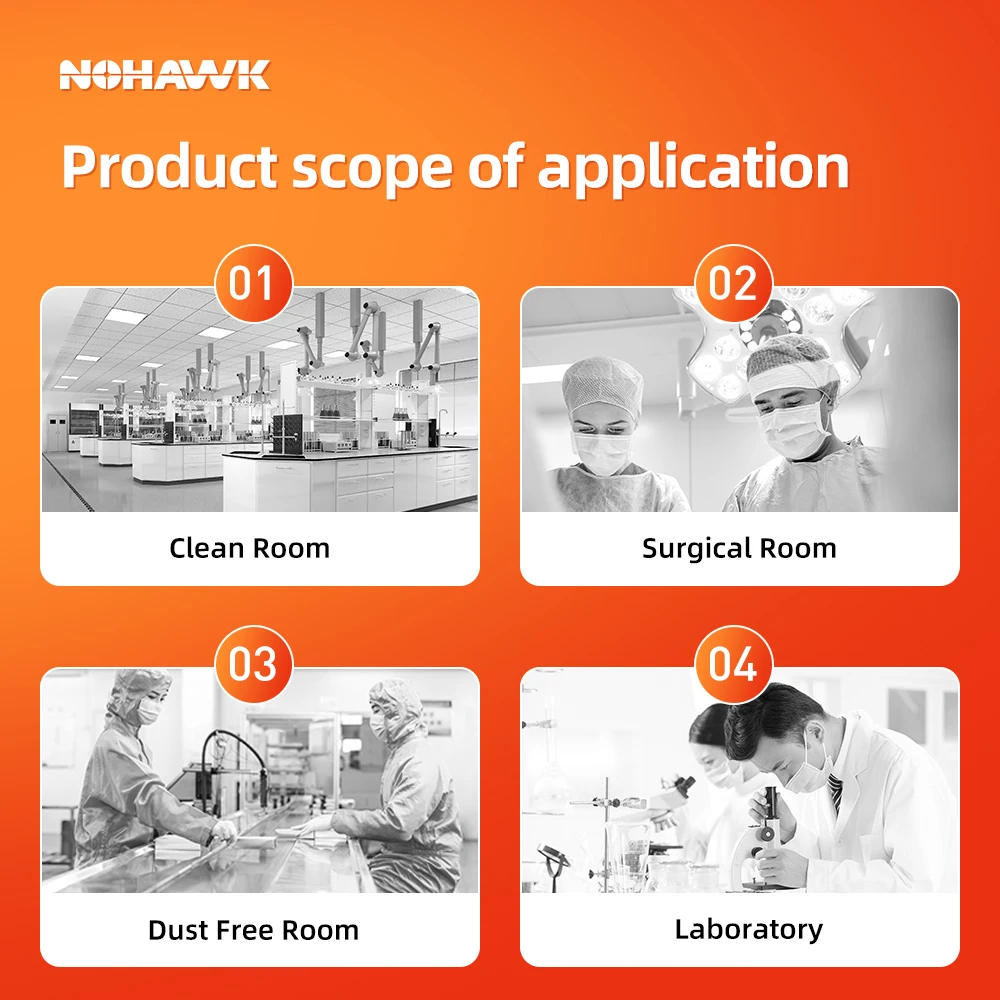 Nohawk New Dust Particle Counter PM2.5 PM10 Detector Air Pollution Detector with 2.4in LCD Display For 1000-Class Clean Room Nohawk New Dust Particle Counter PM2.5 PM10 Detector Air Pollution Detector with 2.4in LCD Display For 1000-Class Clean Room