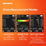 Nohawk New Dust Particle Counter PM2.5 PM10 Detector Air Pollution Detector with 2.4in LCD Display For 1000-Class Clean Room - Image 5