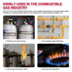 HABOTEST HT601A HT601B Gas Leak Detector 0-1000PPM Sound & Screen Alarm Combustible Flammable Natural Methane Gas Detector - Image 6