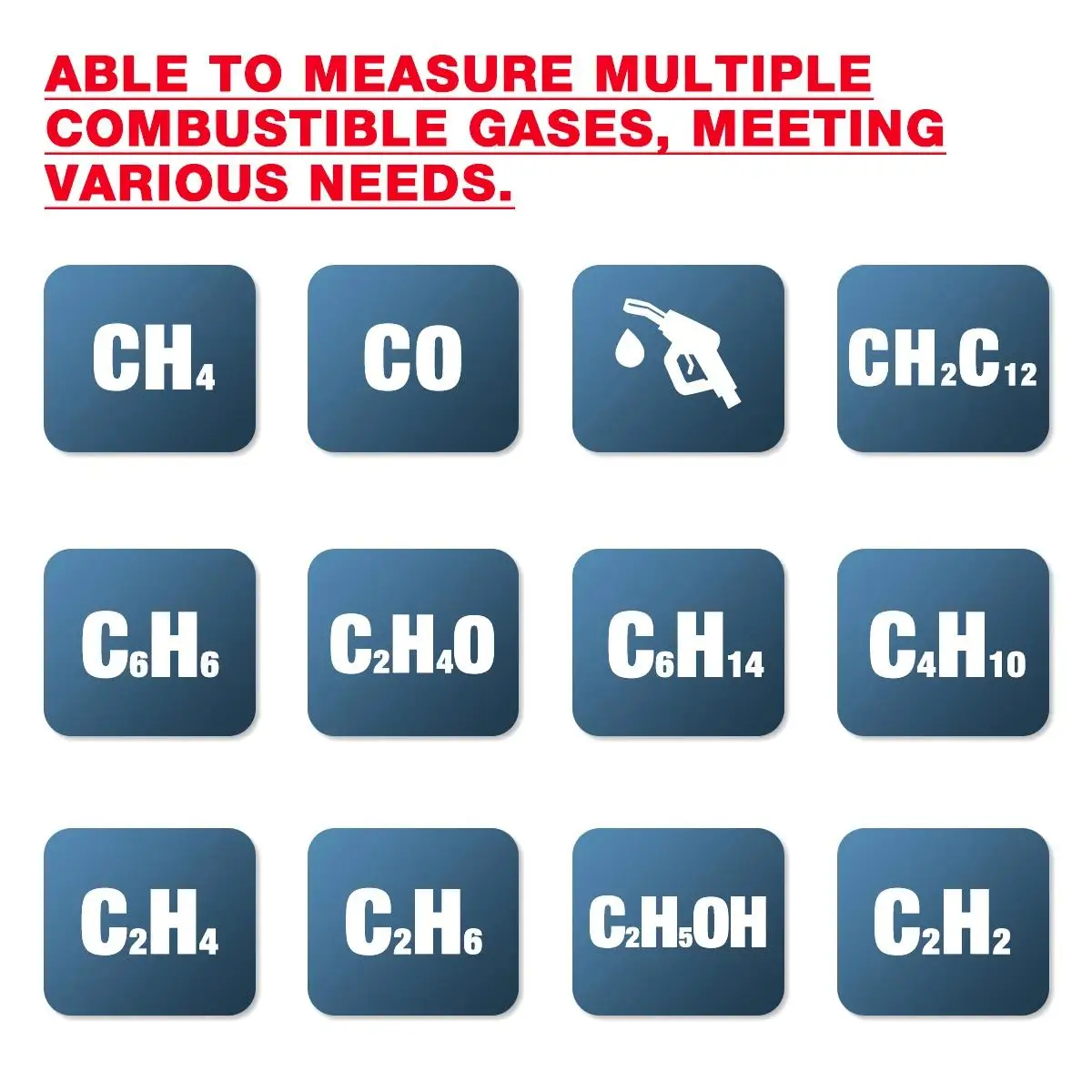 HABOTEST HT58PRO Gas Leak Detector Gas High precision gas sensor sensitive sensor portable combustible Gas Detector