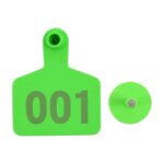 100 Sets Livestock Cow Cattle TPU Ear Tag Signs With Word Ear Tags Typing Copper Head Earrings Farm Animal Identification Card - Image 3