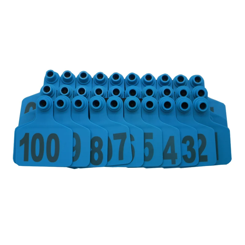 100 Sets Livestock Cow Cattle TPU Ear Tag Signs With Word Ear Tags Typing Copper Head Earrings Farm Animal Identification Card 100 Sets Livestock Cow Cattle TPU Ear Tag Signs With Word Ear Tags Typing Copper Head Earrings Farm Animal Identification Card
